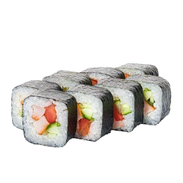 Ролл с лососем и сливочным сыром